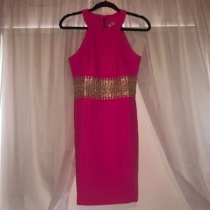 Lilly Pulitzer Ashlyn Shift Dress Magenta